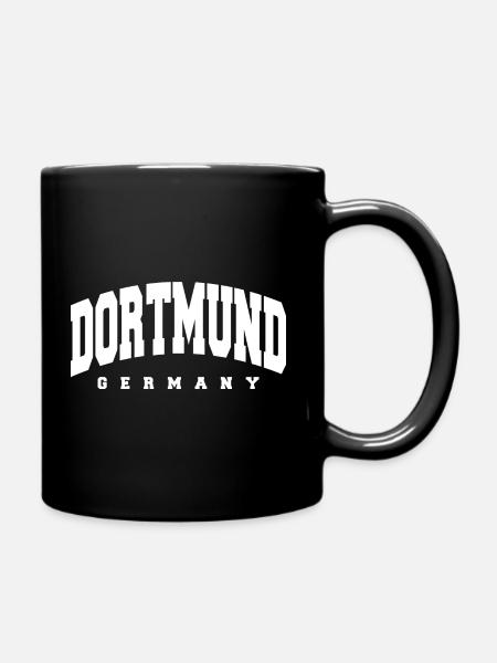 Dortmund - Tasse einfarbig - Schwarz