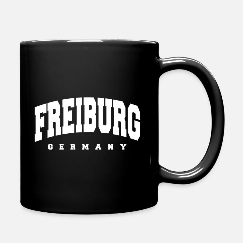 Freiburg - Tasse einfarbig - Schwarz