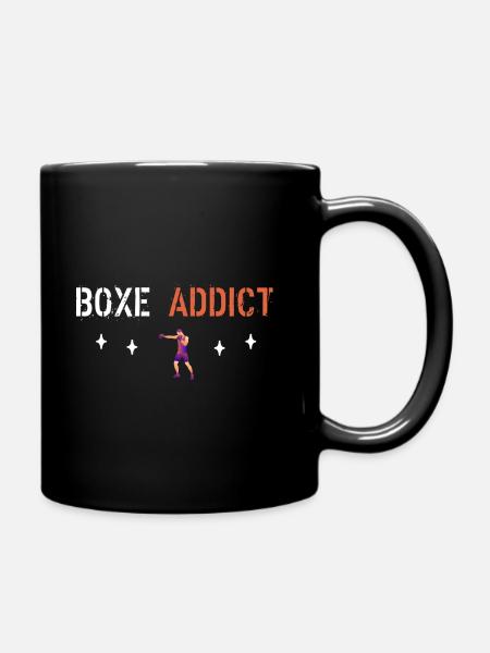 Boxeur addict - Mug uni - noir