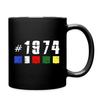 1974 anniversaire népal randonnée NOUVEAU TIBET - Mug uni - noir - Droite