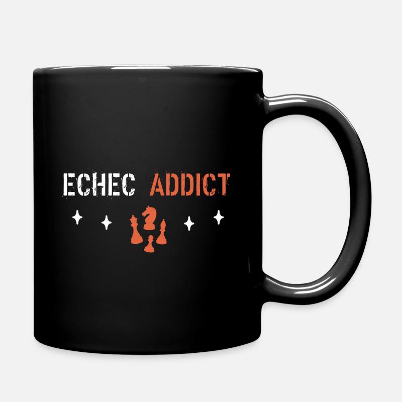 Echec addict - Mug uni - noir