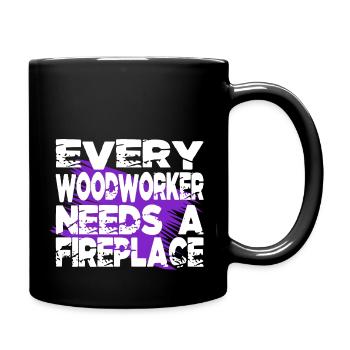 carpenter tshirts present funny carpenter quotes - Tasse einfarbig - Schwarz - Rechts