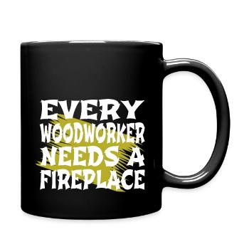 bingo hall tshirts the carpenters americas joke - Tasse einfarbig - Schwarz - Rechts