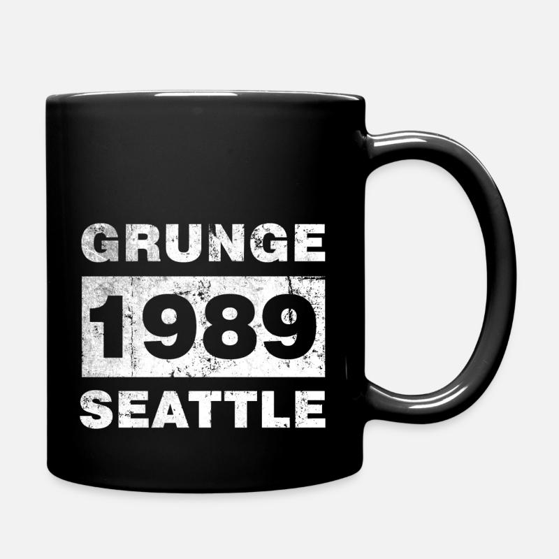 GRUNGE SEATTLE 1989 - Tasse einfarbig - Schwarz
