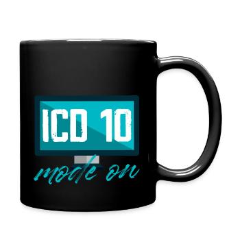 ICD 10 Mode on medical coding - Tasse einfarbig - Schwarz - Rechts