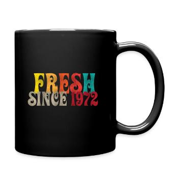 Vintage 1972 - Tasse einfarbig - Schwarz - Rechts