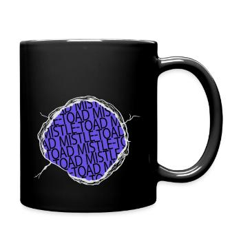 dinosaur moon animal cool beards beard - Tasse einfarbig - Schwarz - Rechts