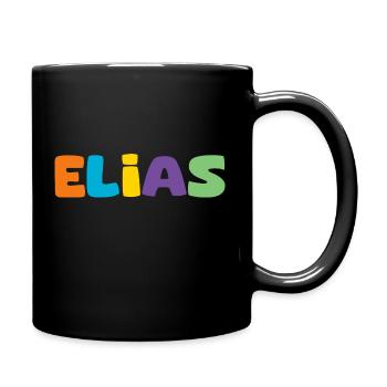 Name - Elias - Full Colour Mug - black - Right