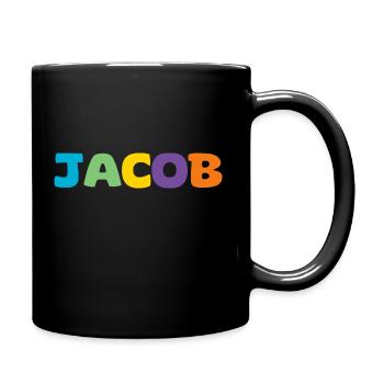 Nom - Jacob - Mug uni - noir - Droite