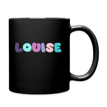 Nom - Louise - Mug uni - noir - Droite
