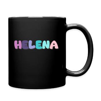 Name - Helena - Tasse einfarbig - Schwarz - Rechts