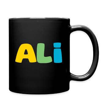 Name - Ali - Full Colour Mug - black - Right