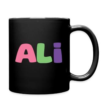 Name - Ali - Full Colour Mug - black - Right