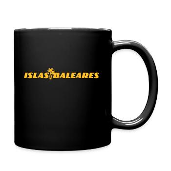 Islas Baleares Logo - Tasse einfarbig - Schwarz - Rechts