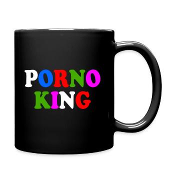 Porno king - Full Colour Mug - black - Right