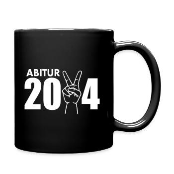 Abitur 2024 - Tasse einfarbig - Schwarz - Rechts