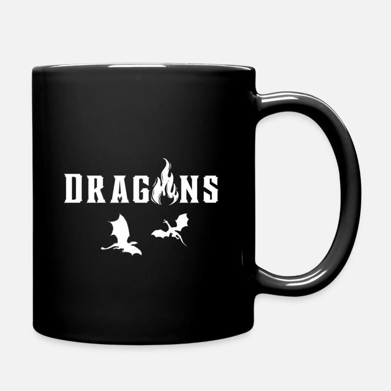 Dragons fireB - Mug uni - noir