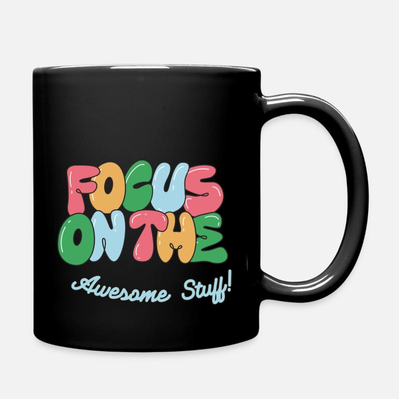 focus - Mug uni - noir
