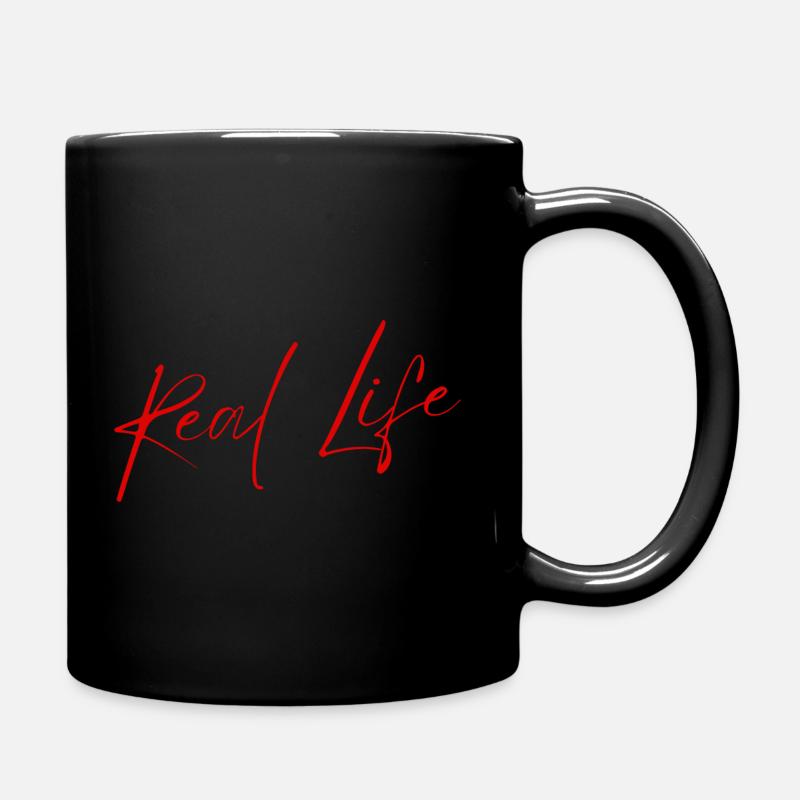 Vie réelle - Mug uni - noir