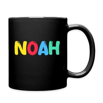 Name - Noah - Full Colour Mug - black - Right