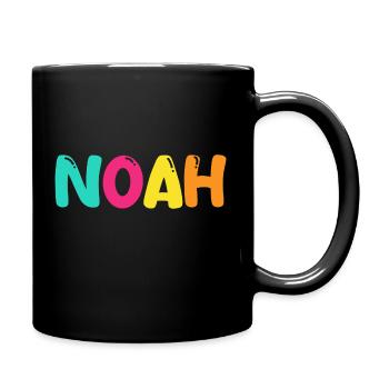 Name - Noah - Full Colour Mug - black - Right