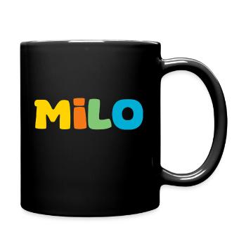 Nom - Milo - Mug uni - noir - Droite