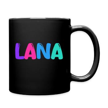 Nom - Lana - Mug uni - noir - Droite