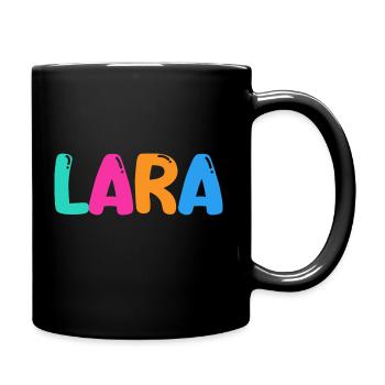 Nom - Lara - Mug uni - noir - Droite