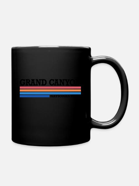 Parc national du Grand Canyon Rétro - Mug uni - noir