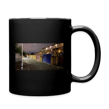 The Back Streets of Custom House - Full Colour Mug - black - Right