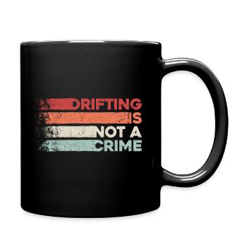 La dérive n’est pas un crime - cadeau d’amoureux de la voiture - Mug uni - noir - Droite