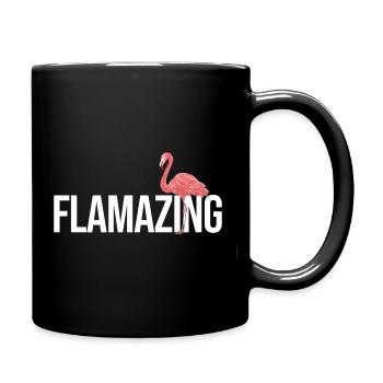 Flamazing - Cadeau parfait pour les amoureux des animaux - Mug uni - noir - Droite