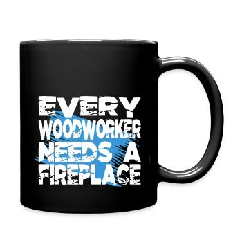 apprentice axes jackhammer aaron carpenter tshirts - Tasse einfarbig - Schwarz - Rechts