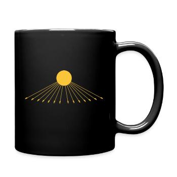 Gods Rays - Full Colour Mug - black - Right