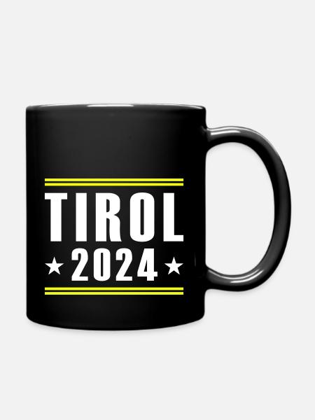 Tirol 2024 - Tasse einfarbig - Schwarz
