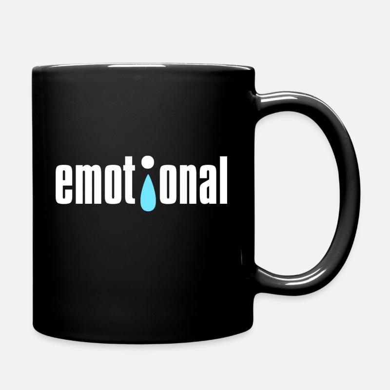 Emotional - Tasse einfarbig - Schwarz
