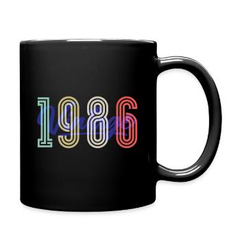1986 Vintage - Full Colour Mug - black - Right
