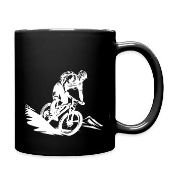 Vélo de montagne Sports Vélo de montagne - Mug uni - noir - Droite