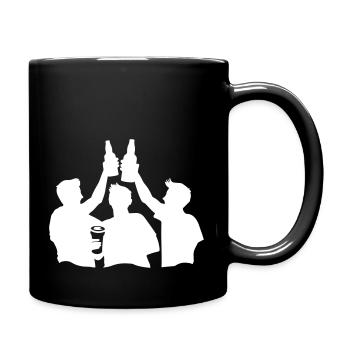 Junggesellenabschied Gruppe Jga - Tasse einfarbig - Schwarz - Rechts