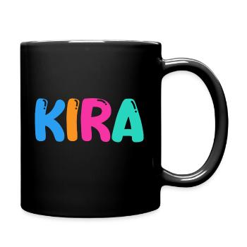 Name - Kira - Tasse einfarbig - Schwarz - Rechts