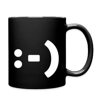 sourireToujours un sourire - Mug uni - noir - Droite