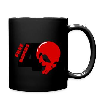 Free Riders 49 Black & Red - Full Colour Mug - black - Right