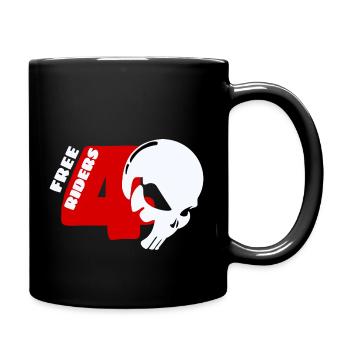 Free Riders 49 Red & White - Full Colour Mug - black - Right