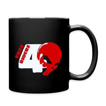 Free Riders 49 White & Red - Full Colour Mug - black - Right