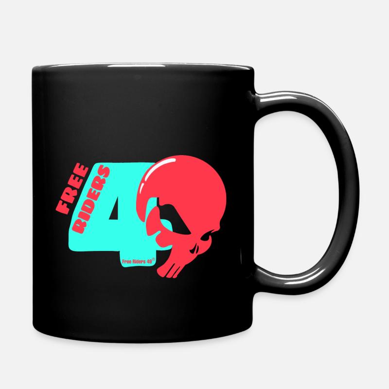 FR49 Pink Summer - Mug uni - noir