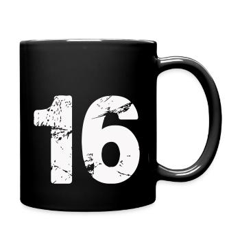 16 - Tasse einfarbig - Schwarz - Rechts