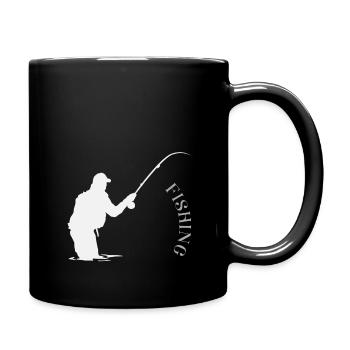 FISHING #2 - Full Colour Mug - black - Right