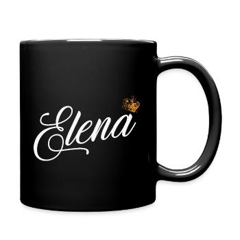 Elena Custom Name for Women Kids Toddlers - Elena - Full Colour Mug - black - Right