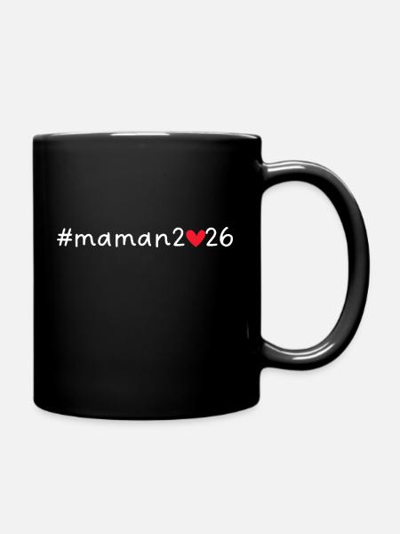 Mama 2026 - Tasse einfarbig - Schwarz