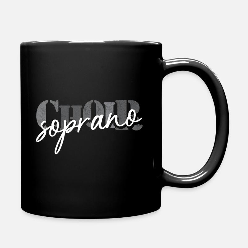 Chorale Chanteuse soprano - Mug uni - noir
